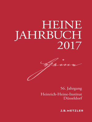 cover image of Heine-Jahrbuch 2017